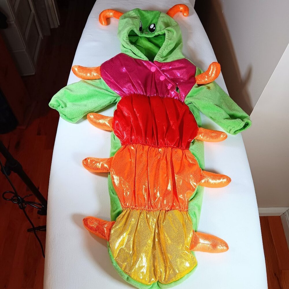 NWOT Baby Halloween Costume Caterpillar Colorful Unisex Kids OS